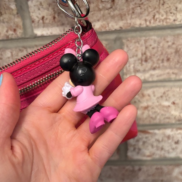 Repurposed Minnie Mouse Keychain – Pretty in Pink - Picture 3 of 6